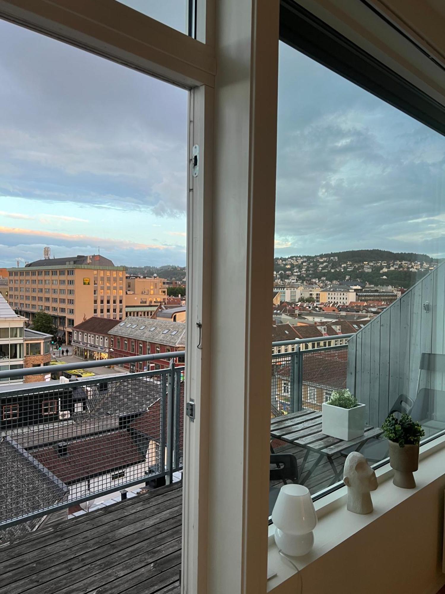 Penthouse In Trondheim City Centre 아파트 외부 사진