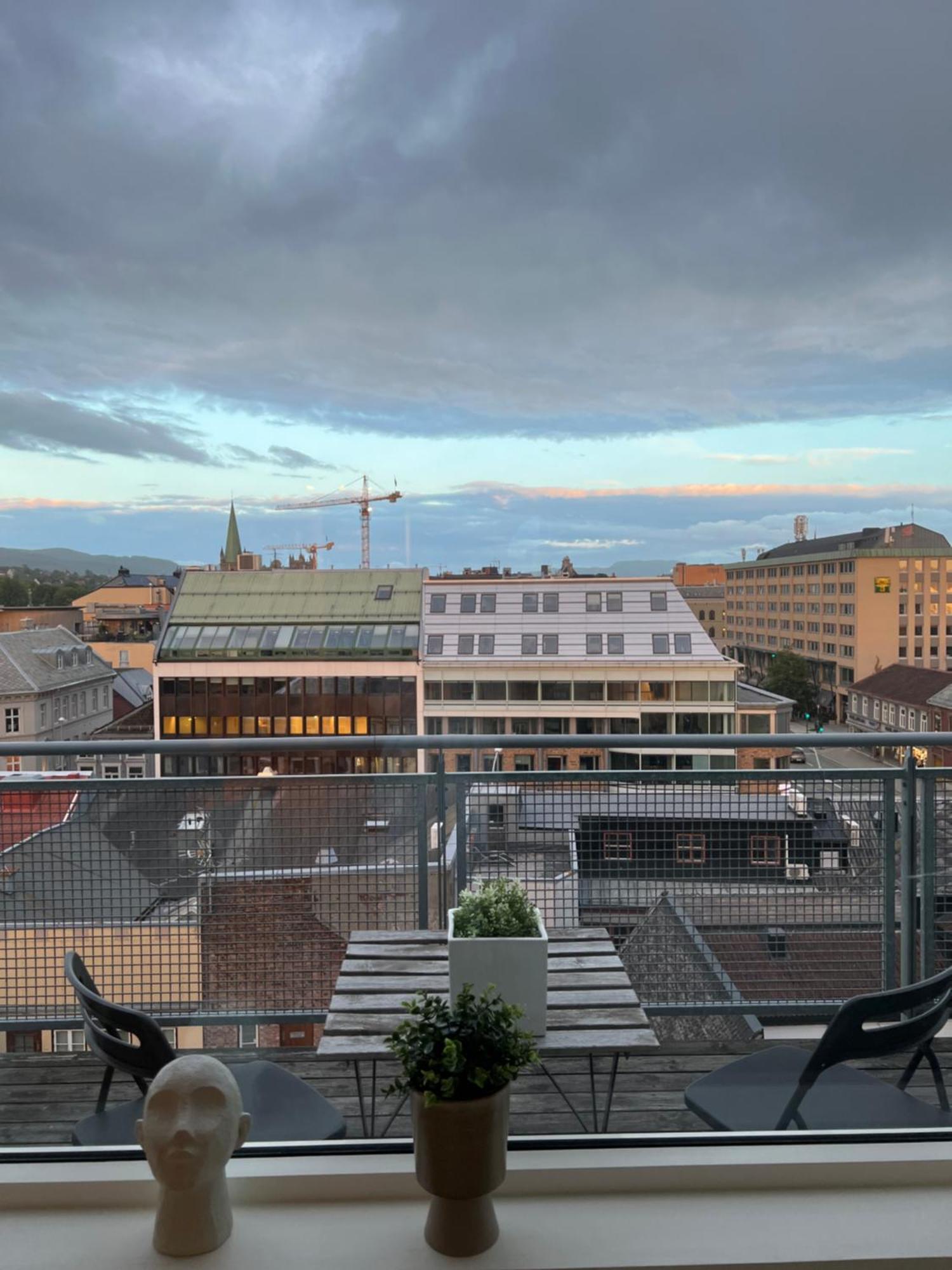 Penthouse In Trondheim City Centre 아파트 외부 사진